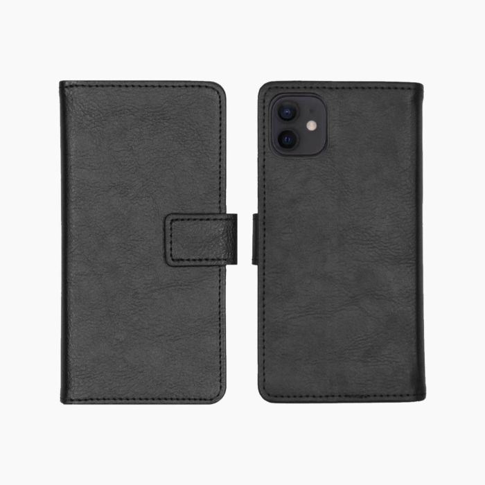 Bookcase noir pour iPhone 12 Mini