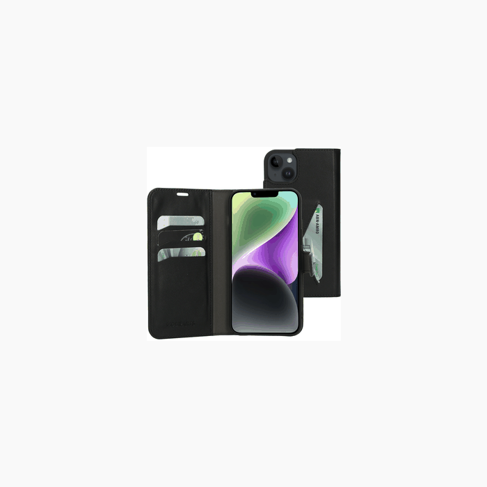 Zwarte Bookcase voor iPhone 14 Plus