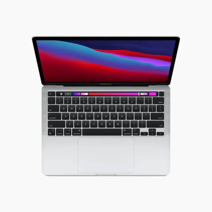 Refurbished Macbook 13 pro 2.1GHZ M1 256GB 8GB Zilver (2020)