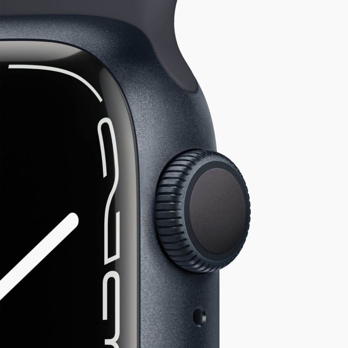 Apple Watch Series 7 reconditionnée 41 mm en aluminium noir 4G avec bracelet sport noir