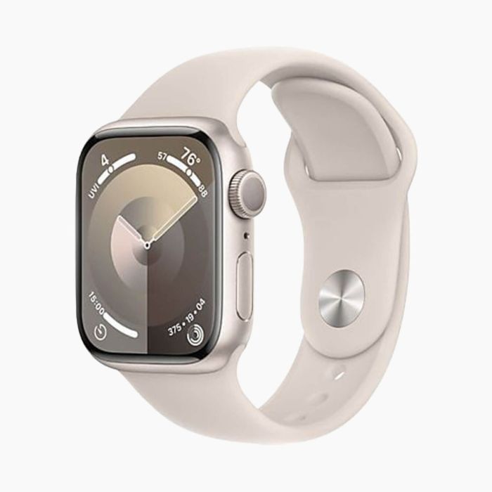 Apple Watch reconditionnée blanche/dorée