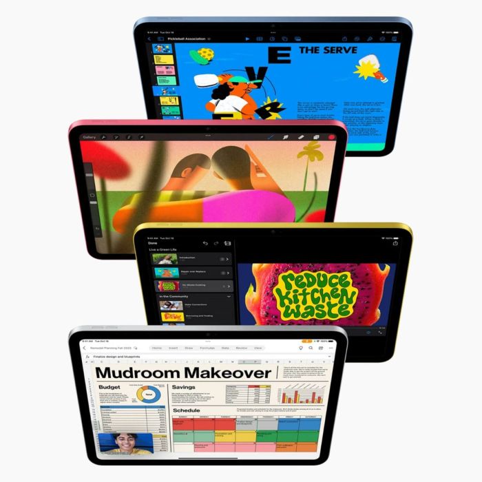 Refurbished iPad 2022 256GB Roze Wifi (10.9-inch)                            