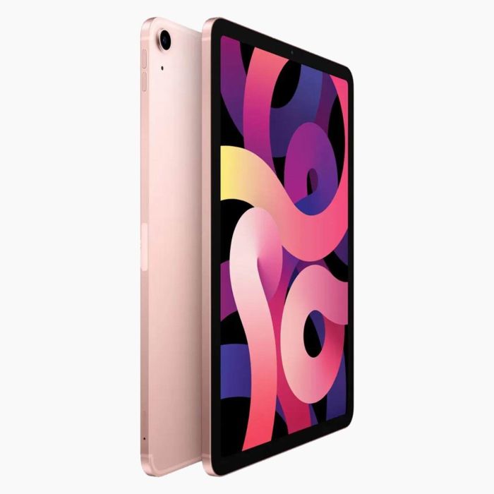 iPad Air 2020 reconditionné 256 Go or rose côté