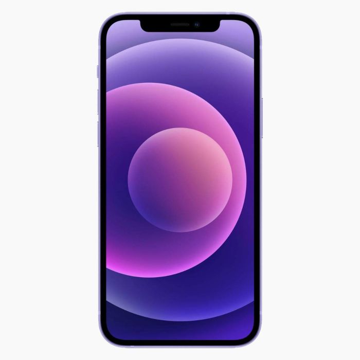 iPhone 12 reconditionné 64 Go violet face avant
