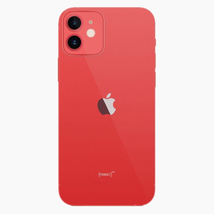 Refurbished iPhone 12 128GB Rood achterkant