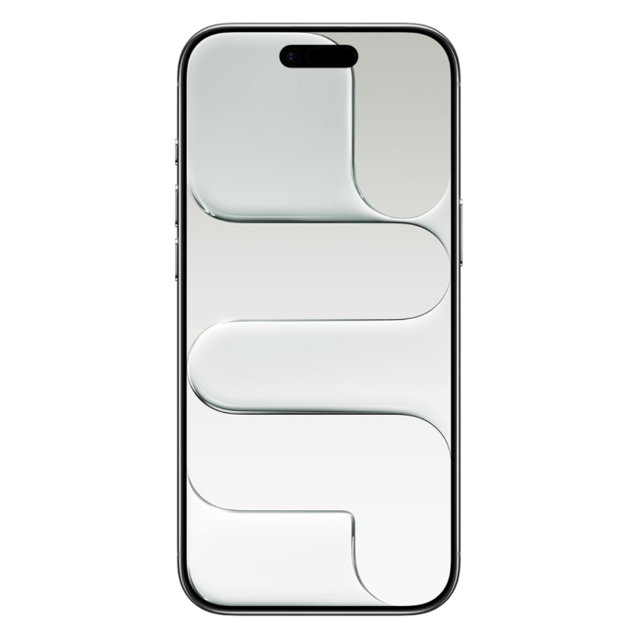 iPhone Air wolkwit, voorkant met scherm