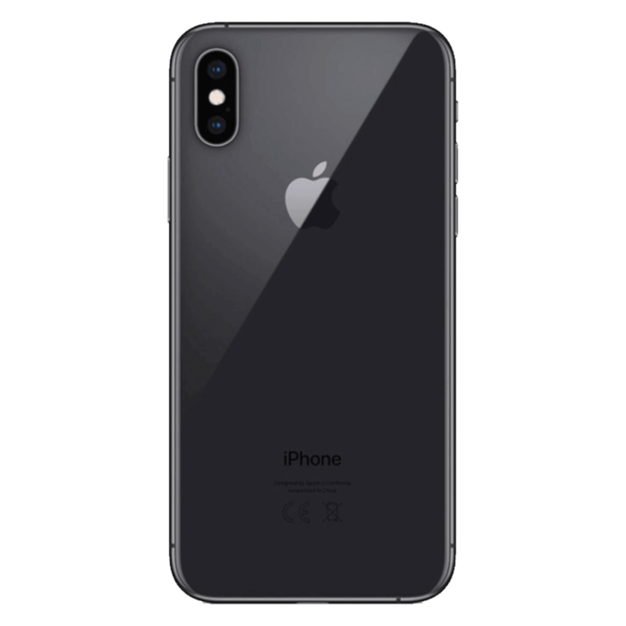 iPhone X gris sidéral, face arrière avec double appareil photo
