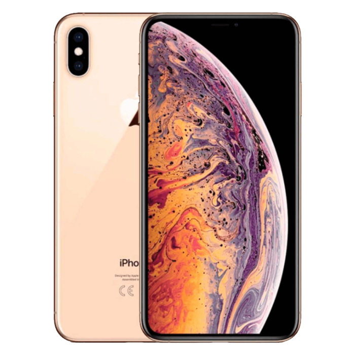 iPhone XS or, face avant et face arrière