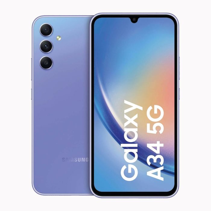 Samsung Galaxy A34 5G 128 Go Violet (Double SIM)