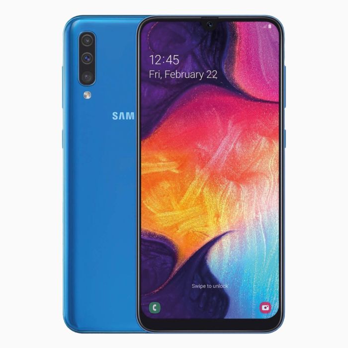 reconditionné-samsung-galaxy-a50-bleu-avant-arrière-vignette