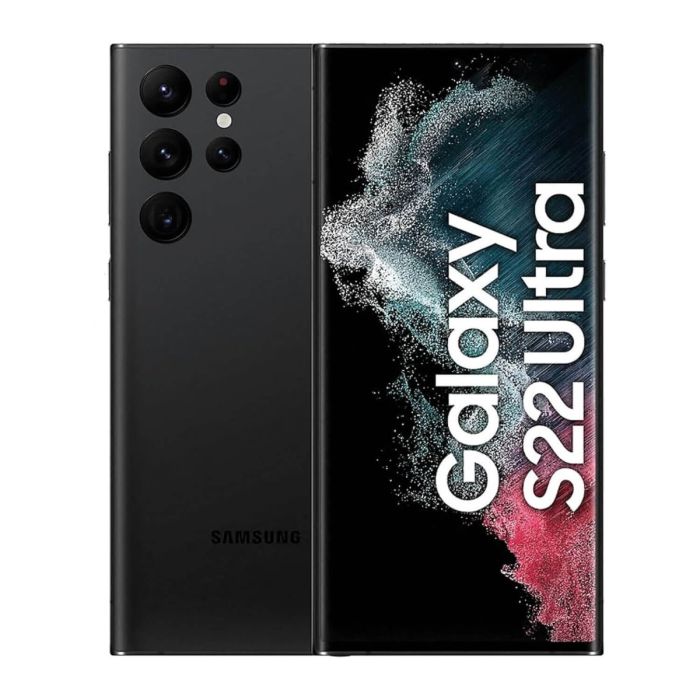 De refurbished Samsung Galaxy S22 Ultra 128GB zwart