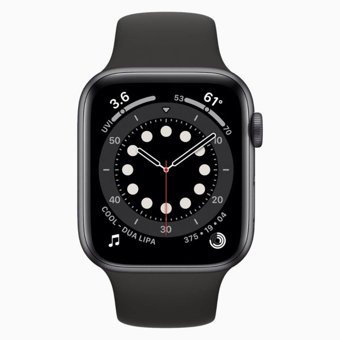 Apple Watch (Série SE) 40mm Noir - Bracelet Sport Noir - Reconditionné