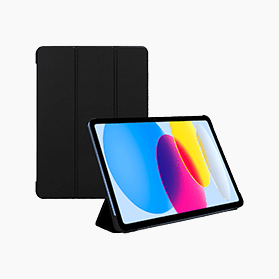Vouwbare hoes voor iPad 2022/2025(10.9 inch) - Zwart