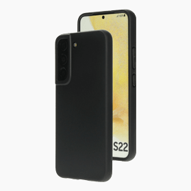 Hoes Galaxy S22 mat zwart