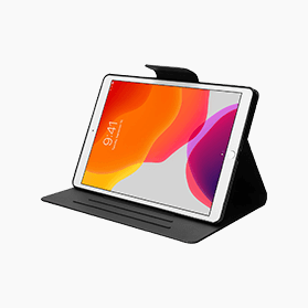 Vouwbare hoes voor iPad 2019/2020/2021(10.2 inch) - Zwart