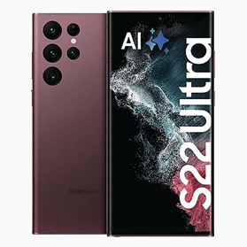 De refurbished Samsung Galaxy S22 Ultra 256GB Rood
                            