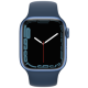 Refurbished Apple Watch Series 7 45mm aluminium blauw 4G met blauw sportbandje 
