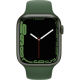 Refurbished Apple Watch Series 7 41mm aluminium groen 4G met zwart sportbandje                            
                                                        
                                                        