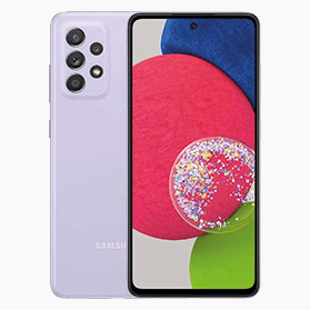 reconditionné-samsung-galaxy-a52-violet-avant-arrière-base