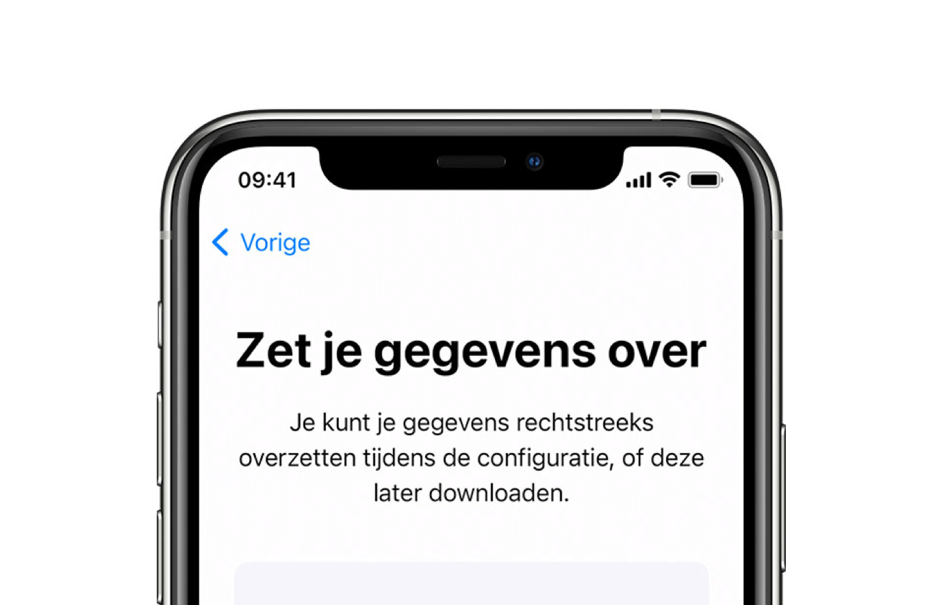 Stel snel je iPhone in met Quick Start