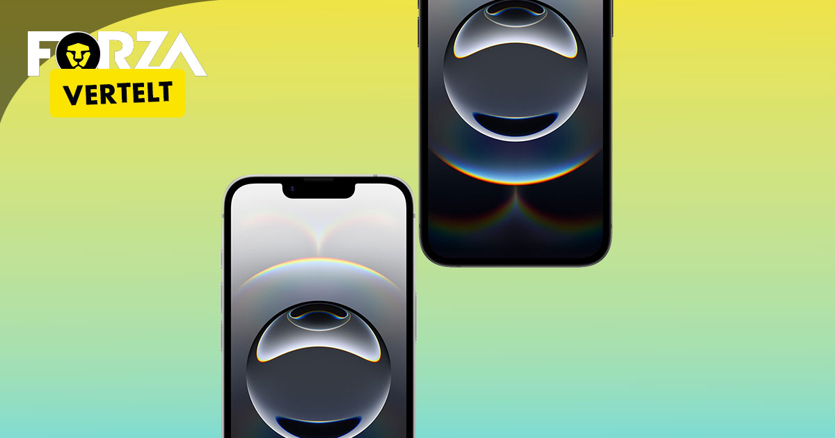 iPhone beeldschermformaat kiezen