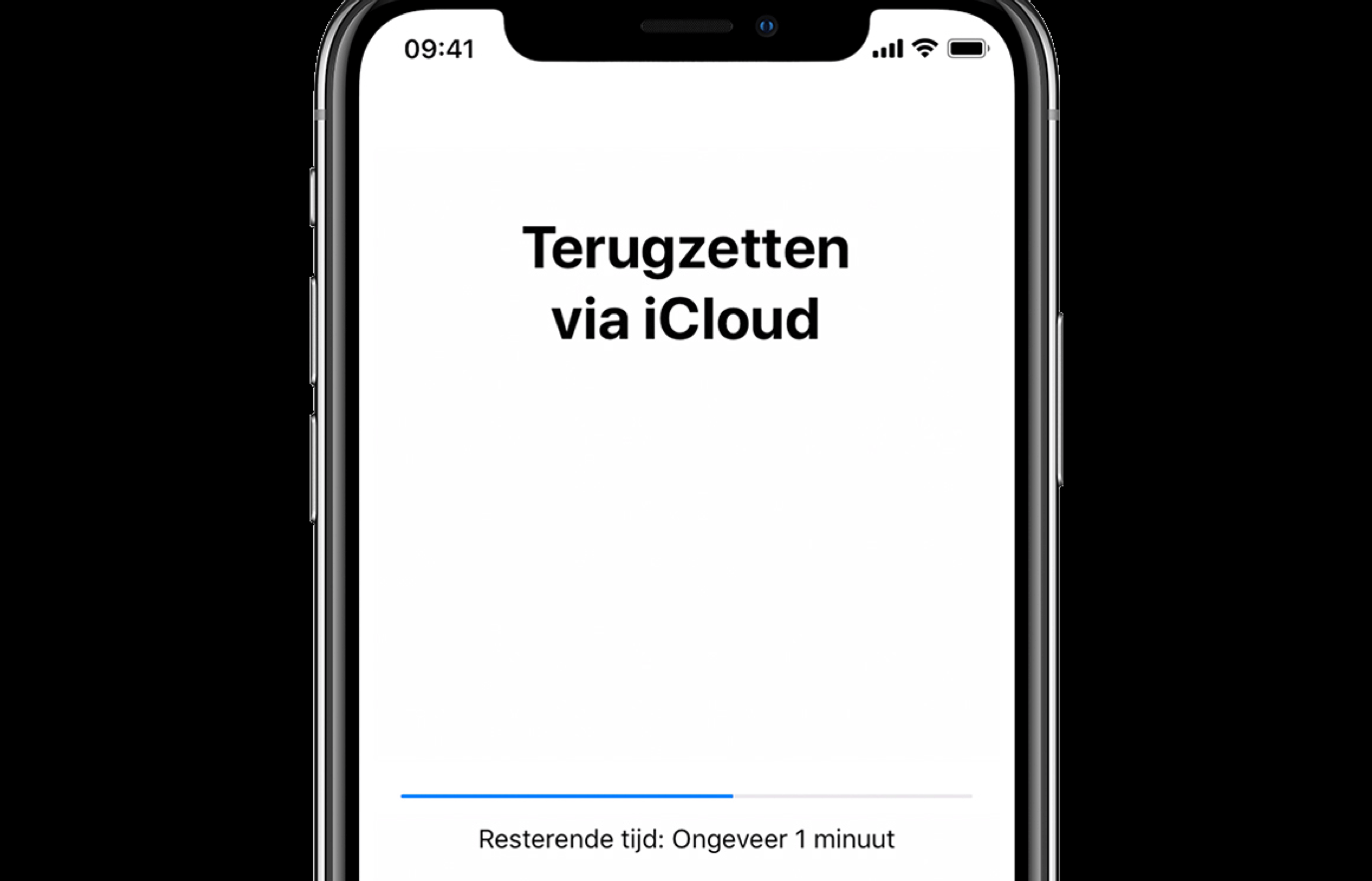 Reservekopie terugzetten iPhone 