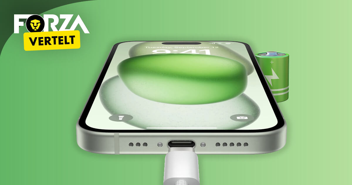 iPhone 15 batterij: zo slim is 'ie!