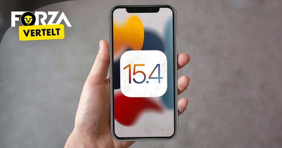 iOS 15.4 nieuwe opties