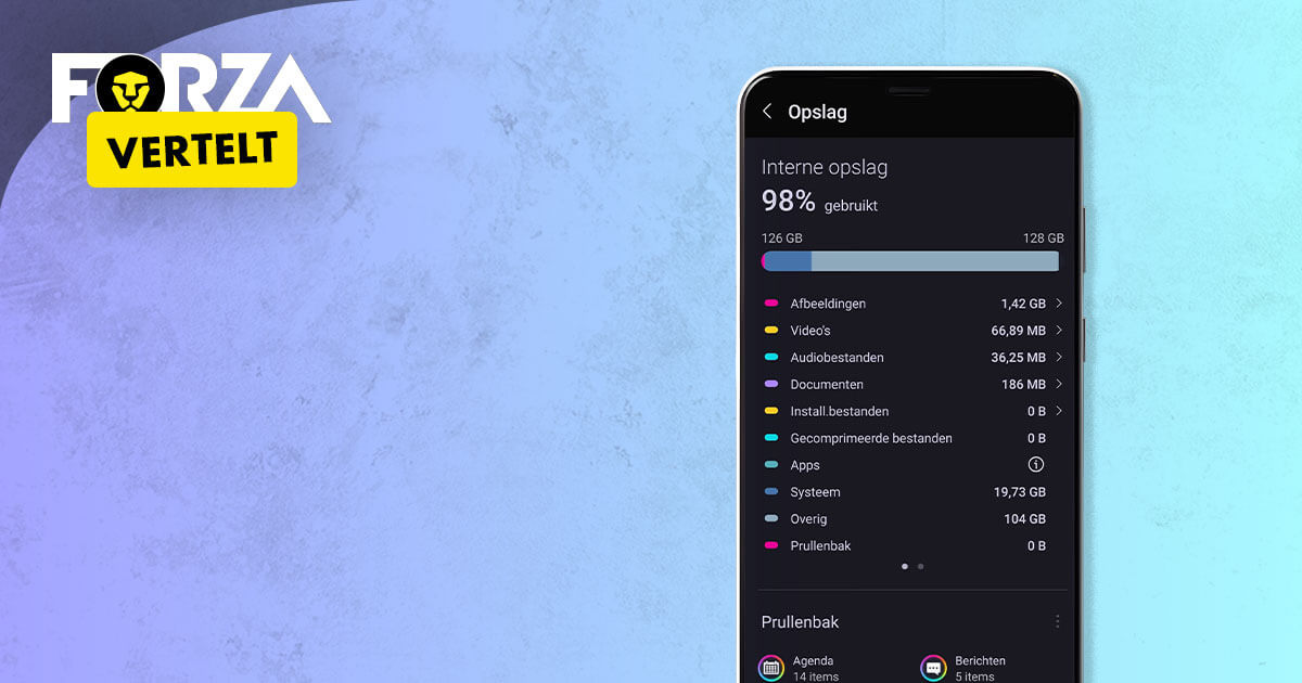 Samsung-opslag bijna vol? Zo maak je razendsnel ruimte vrij op je Galaxy