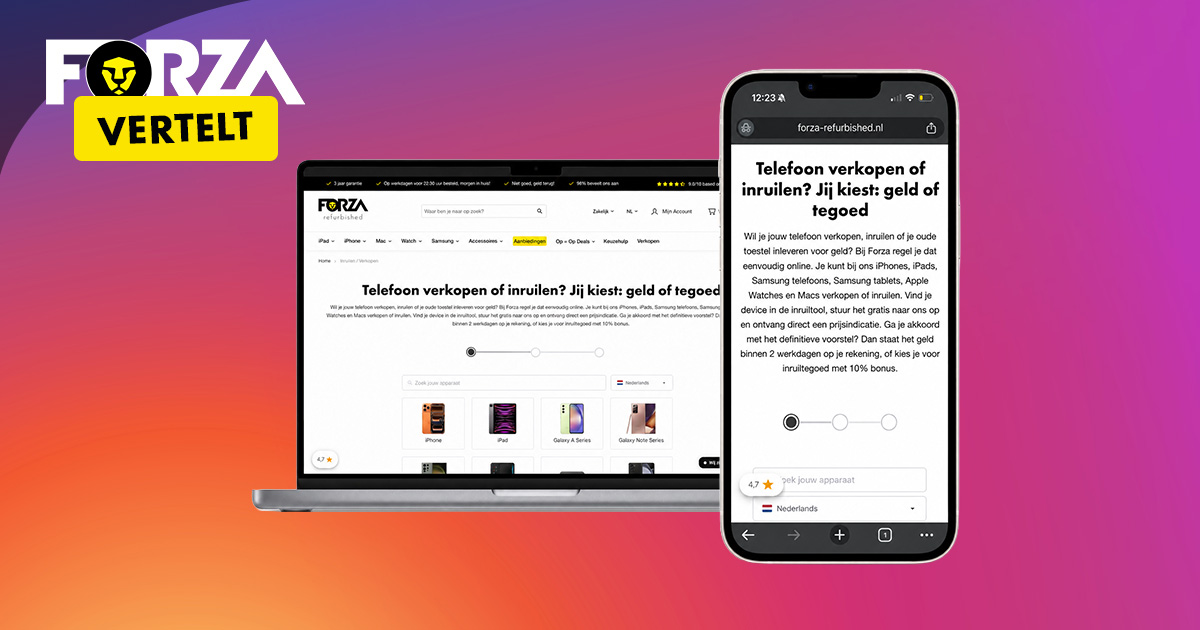 Oude telefoon verkopen