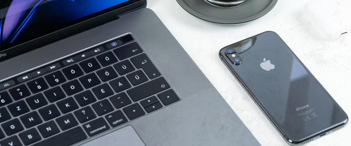 iPhone XS ordinateur portable