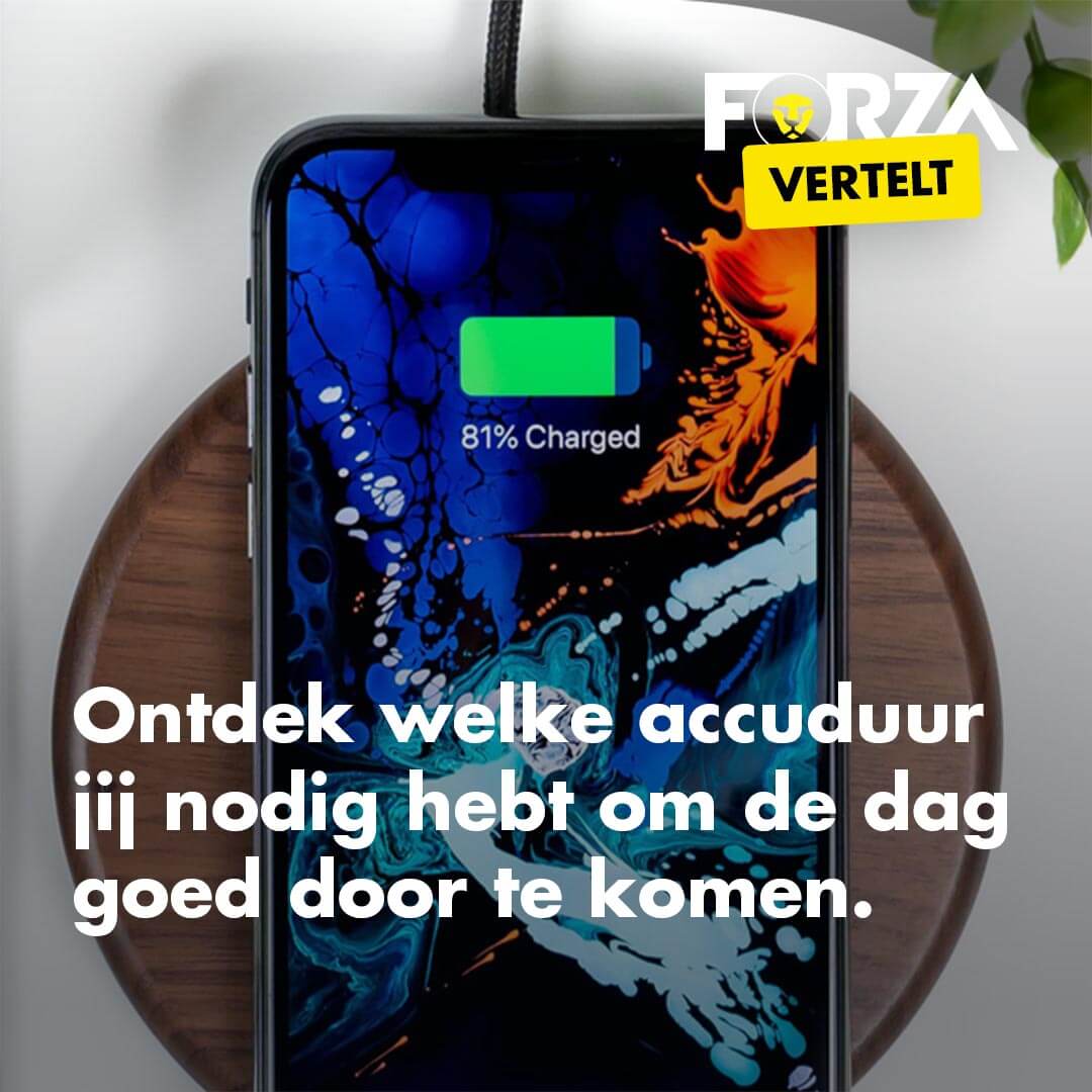 iPhone batterij opladen