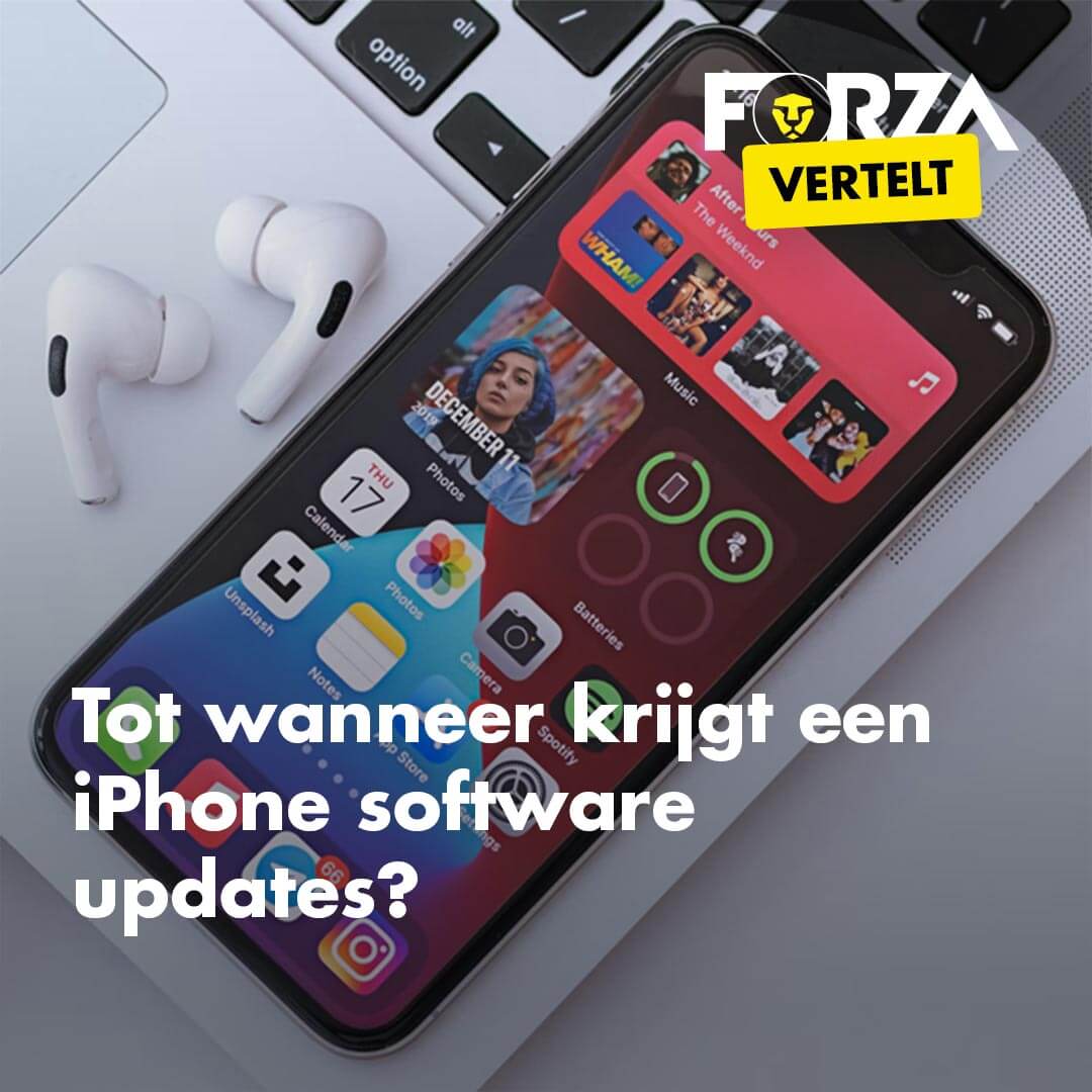 Apple iOS-ondersteuning aan iPhone