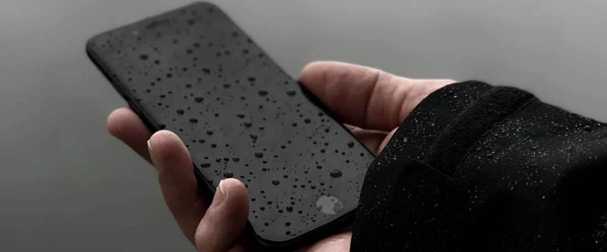 iPhone 8 gebruiken tijdens regen