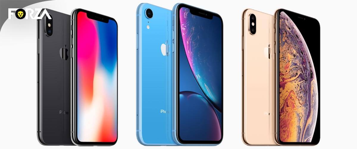 Uiterlijk verschil iPhone X en XR en XS