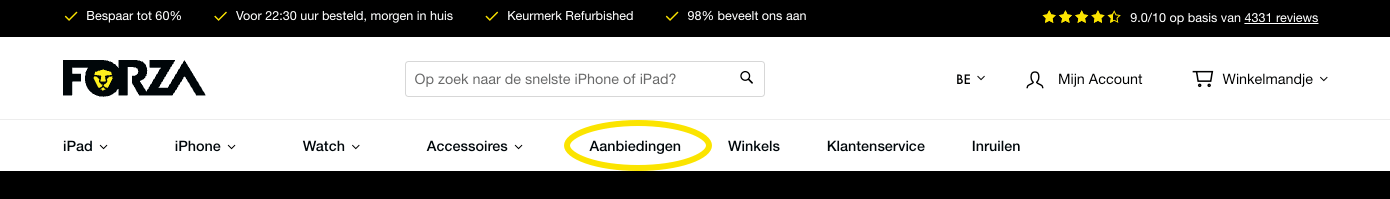 refurbished aanbiedingen