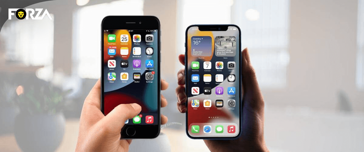 behuizing iphone 12 mini vs iphone se 2020