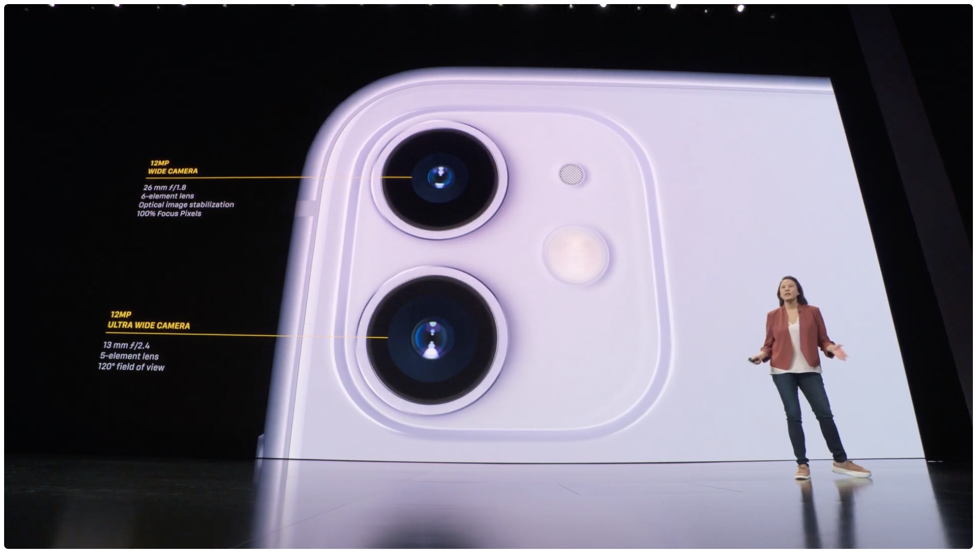 iPhone 11 camera specs