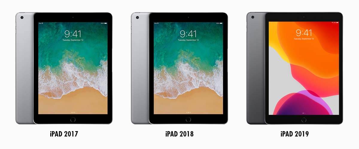 ipad 2017, ipad 2019, ipad 2020