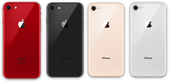 iPhone 8 Space Grey, Silver, Gold, Red