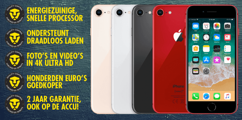 hét om een iPhone 8 los kopen