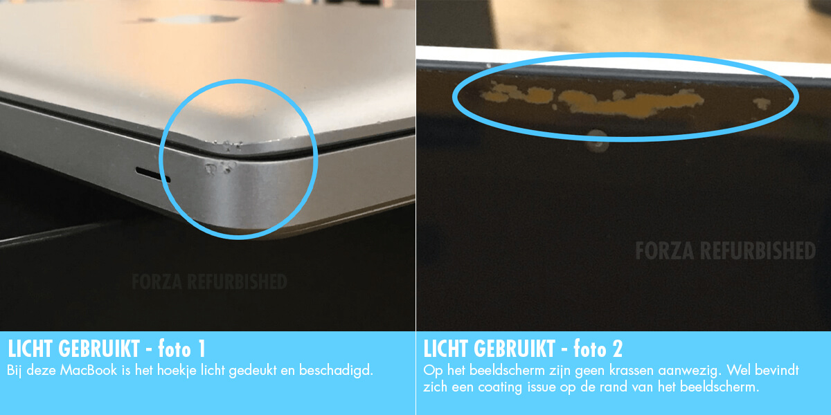 MacBook B-grade: licht gebruikt