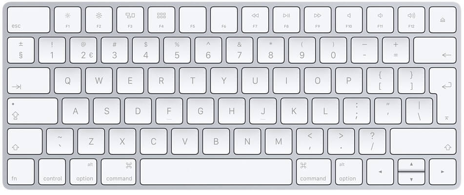 Qwerty naar Azerty op een MacBook-toetsenbord