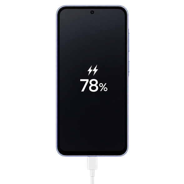 45 W snelladen op de Galaxy A36
