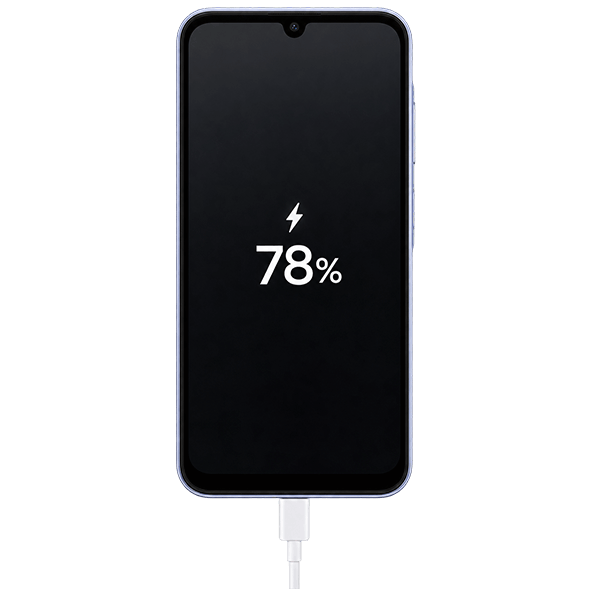 Batterij van 5000 mAh met 25 W snelladen
