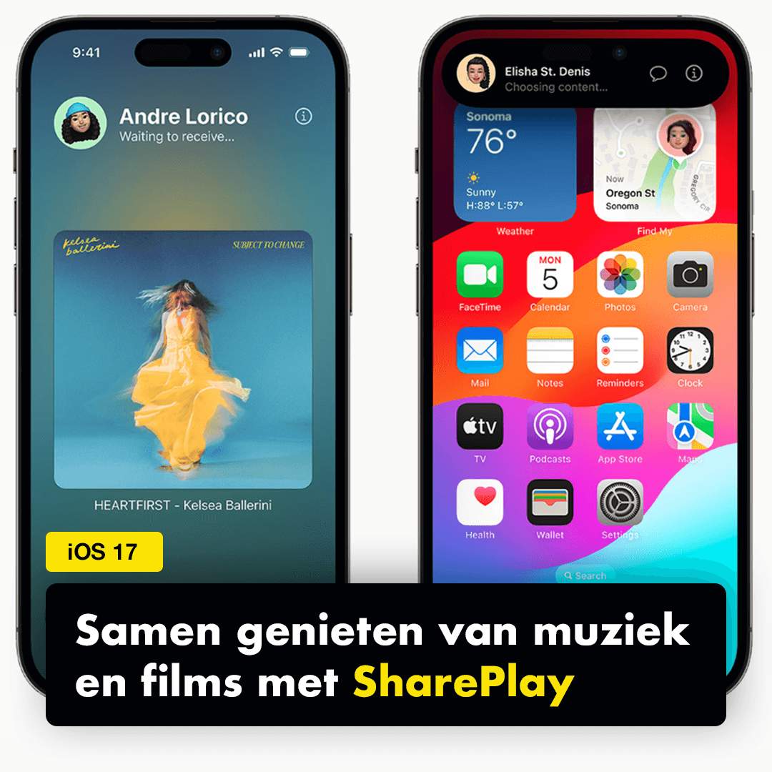 iOS 17 SharePlay
